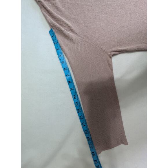 Eileen Fisher Cardigan Sz Small Pink Open Front Viscose Blend‎ Stretch Blush - Picture 7 of 9